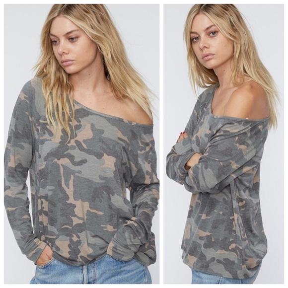 Vella Tops - New raglan Camo top